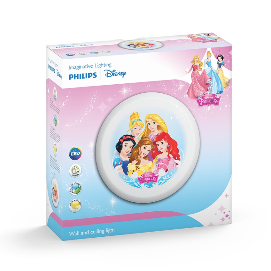Philips 71884/28/P0 - LED Detské nástenné svietidlo DISNEY PRINCESS 4xLED/2,5W/230V