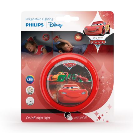 Philips 71924/32/16 - Detské dotykové svetlo DISNEY CARS LED/0,3W/2xAAA