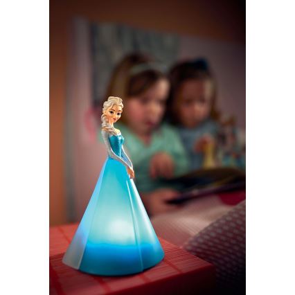 Philips 71943/08/P0 - LED detská stolná lampa PRINCESS ELSA 2xLED/0,2W/3V