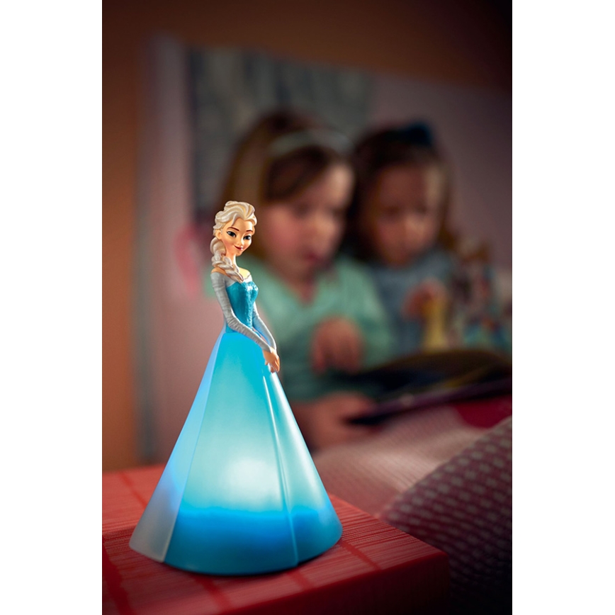 Philips 71943/08/P0 - LED detská stolná lampa PRINCESS ELSA 2xLED/0,2W/3V
