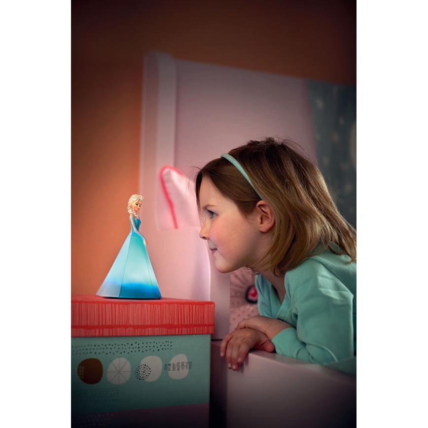 Philips 71943/08/P0 - LED detská stolná lampa PRINCESS ELSA 2xLED/0,2W/3V
