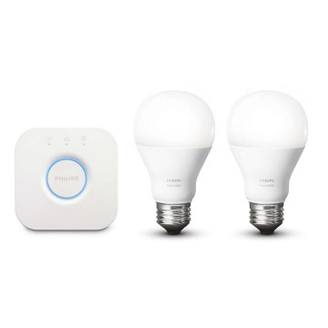 Philips 8718696449554 - Základná sada HUE STARTER KIT 2xE27/9,5W + zariadenie k prepojeniu Philips 8718696449554 - Základná sada HUE STARTER KIT 2xE27/9,5W + zariadenie k prepojeniu