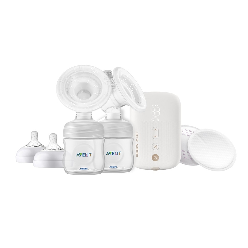 Philips Avent - Odsávačka materského mlieka elektronická DUO 5V