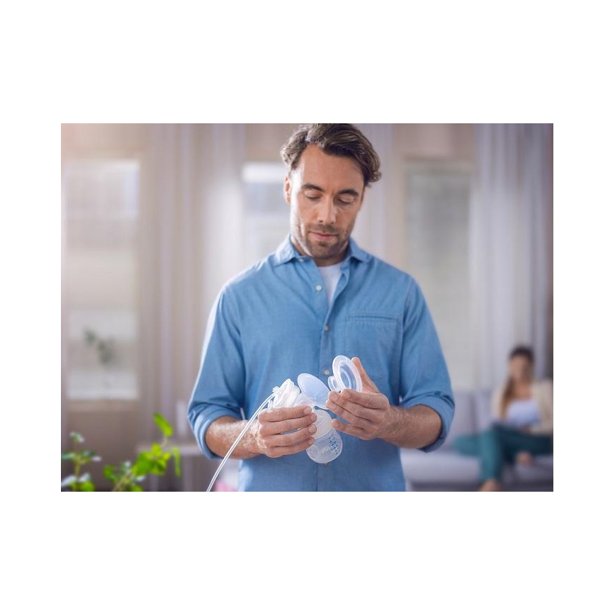 Philips Avent - Odsávačka materského mlieka elektronická s príslušenstvom SINGLE