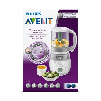 Philips Avent - Parný hrniec s mixérom 4v1