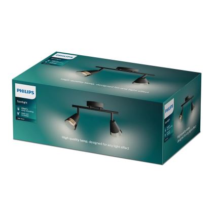 Philips - Bodové svietidlo CLEFT 2xGU10/5W/230V