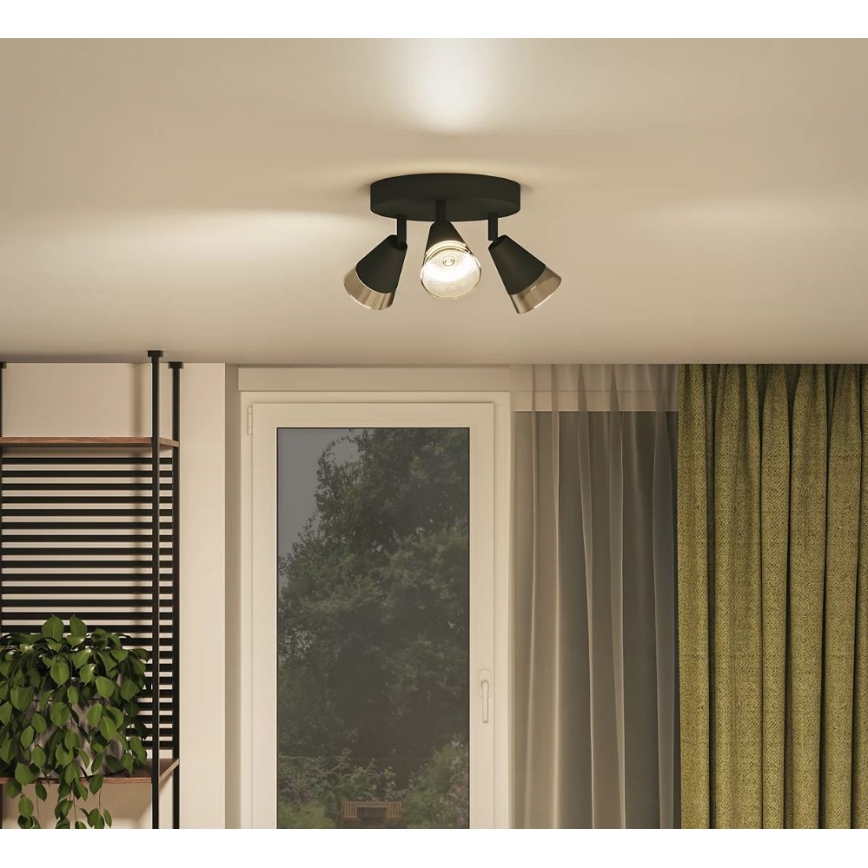 Philips - Bodové svietidlo CLEFT 3xGU10/5W/230V