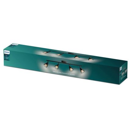 Philips - Bodové svietidlo CLEFT 4xGU10/5W/230V