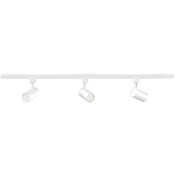 Philips - bodové svietidlo do lištového systému EASYLINK 3xGU10/7W/230V 1m biele