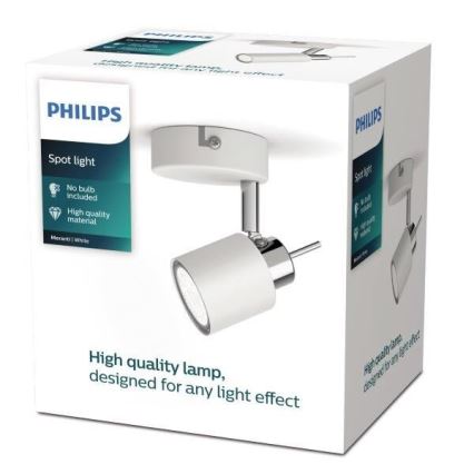 Philips - Bodové svietidlo 1xGU10/35W/230V biela