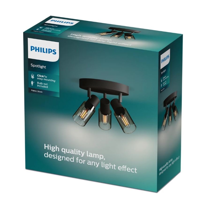 Philips - Bodové svietidlo PALMS 3xE14/25W/230V