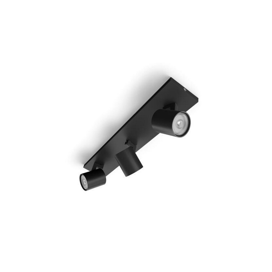 Philips - Bodové svietidlo RUNNER 3xGU10/20W/230V čierna
