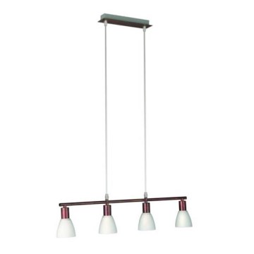 Philips Bright Light 40378/43/15 - Luster na lanku 40378/43/15 4xE14/9W hnedá