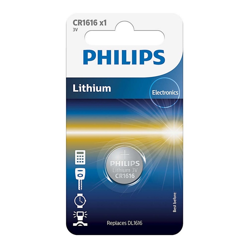 Philips CR1616/00B - Lithiová batéria gombíková CR1616 MINICELLS 3V 52mAh