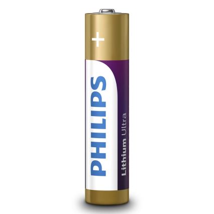 Philips FR03LB4A/10 - 4 ks Lithiová batéria AAA LITHIUM ULTRA 1,5V 800mAh