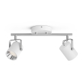 Philips - LED Bodové svietidlo 2xLED/4,3W/230V 2200/2500/2700K
