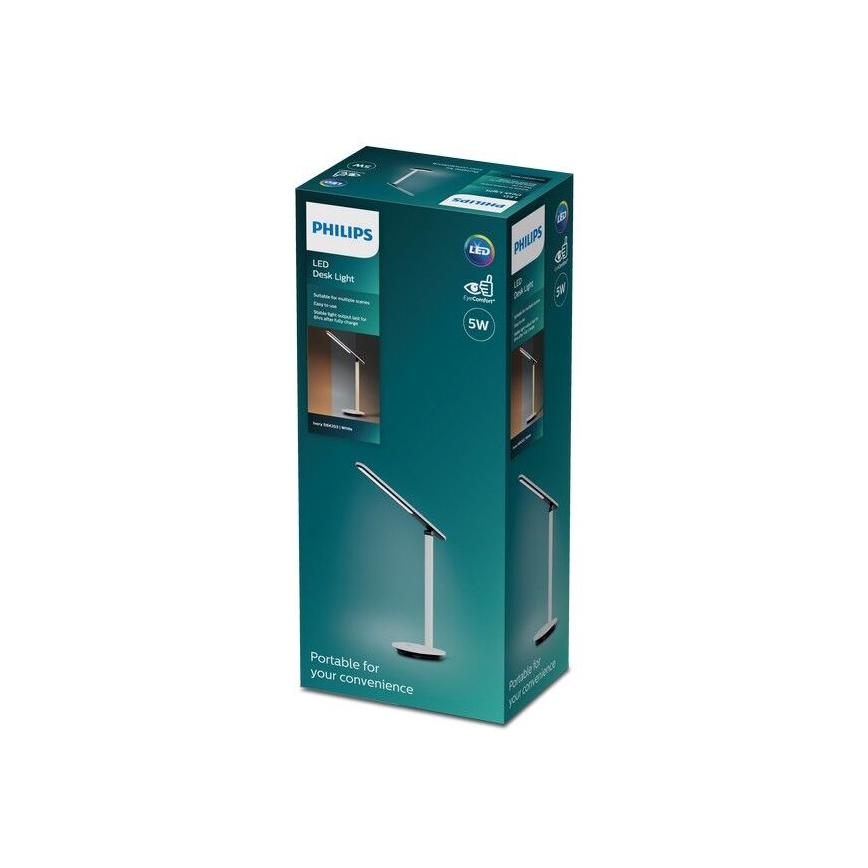 Philips - LED Stmievateľná dotyková stolná lampa IVORY LED/5W/5V 2700/3600/5000K CRI 90