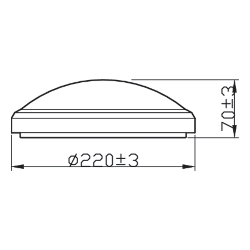Philips - LED Kúpeľňové stropné svietidlo BALANCE LED/6W/230V IP44