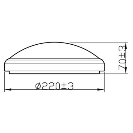 Philips - LED Kúpeľňové stropné svietidlo LED/6W/230V 4000K IP44