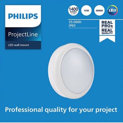 Philips - LED Nástenné svietidlo PROJECTLINE LED/15W/230V IP65