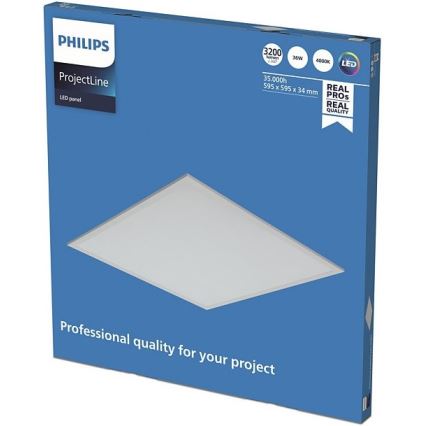 Philips - LED Panel podhľadový PROJECTLINE LED/36W/230V 59,5x59,5 cm