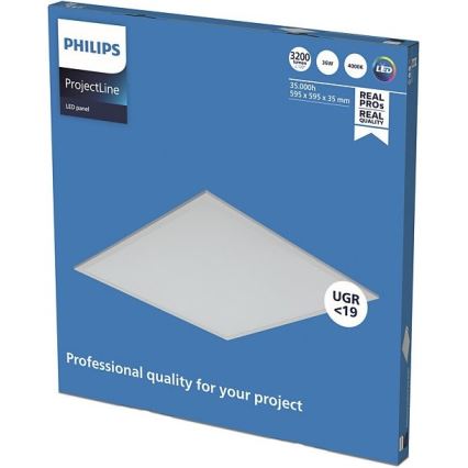 Philips - LED Panel podhľadový PROJECTLINE LED/36W/230V 59,5x59,5 cm