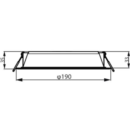 Philips - LED Podhľadové svietidlo MESON LED/20W/230V 4000K