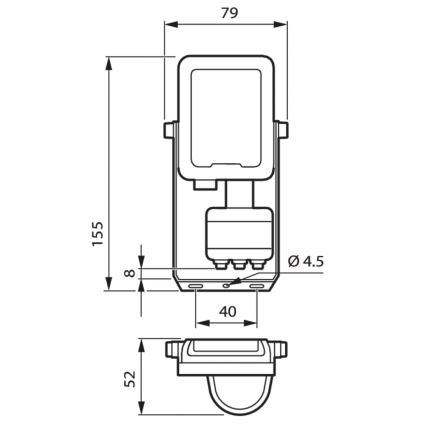 Philips - LED Reflektor se senzorem LED/10W/230V 3000K IP65