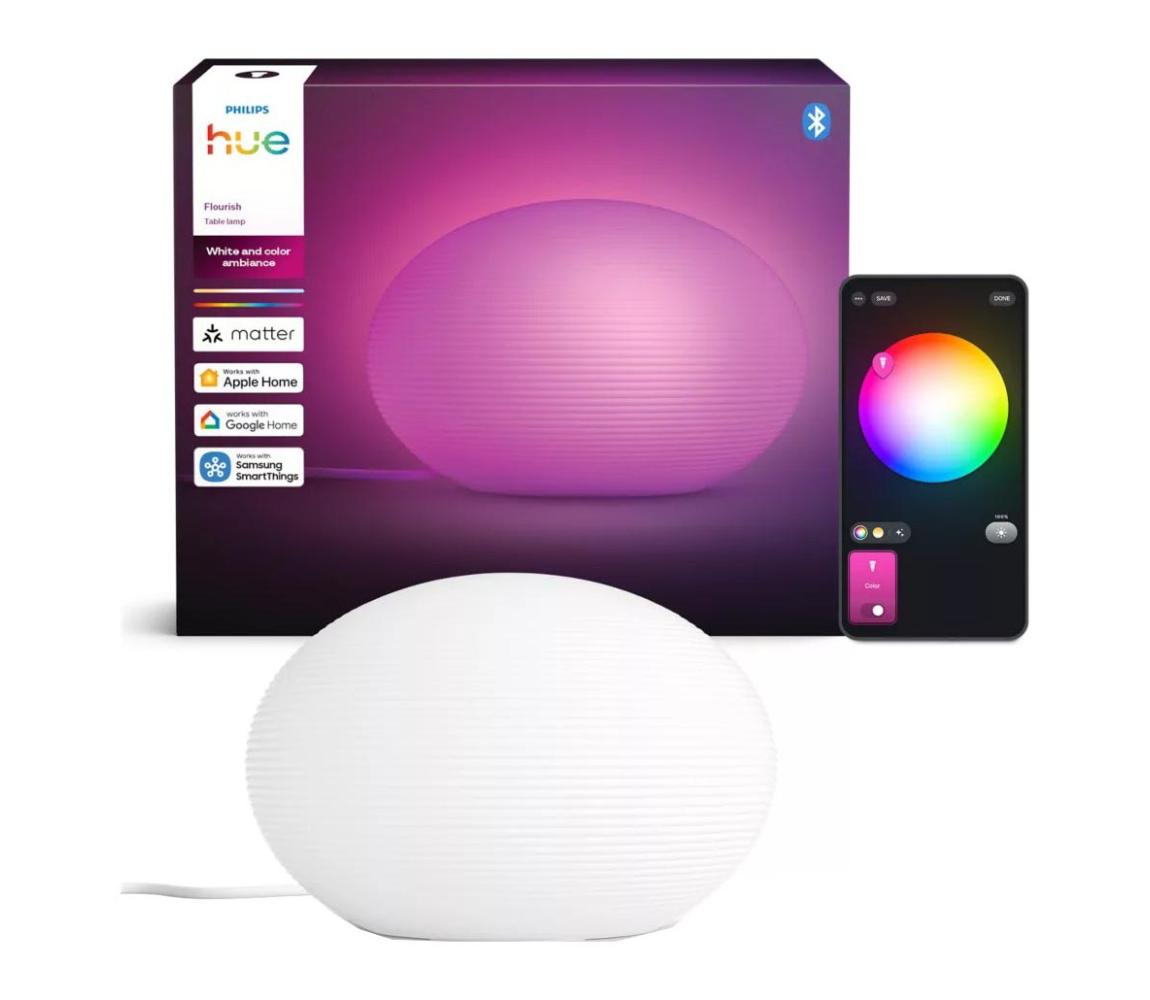 Philips - LED RGB stmievateľná stolná lampa Hue FLOURISH WACA 1xE27/8,1W/230V 872110311881300