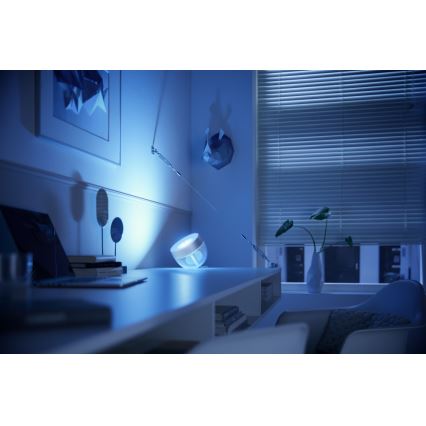 Philips - LED RGB Stmievateľná stolná lampa Hue IRIS LED/8,2W/230V 2000-6500K strieborná