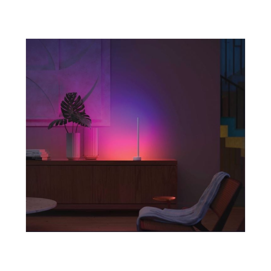 Philips - LED RGB Stmievateľná stolná lampa Hue SIGNE LED/12W/230V 2000-6500K biela