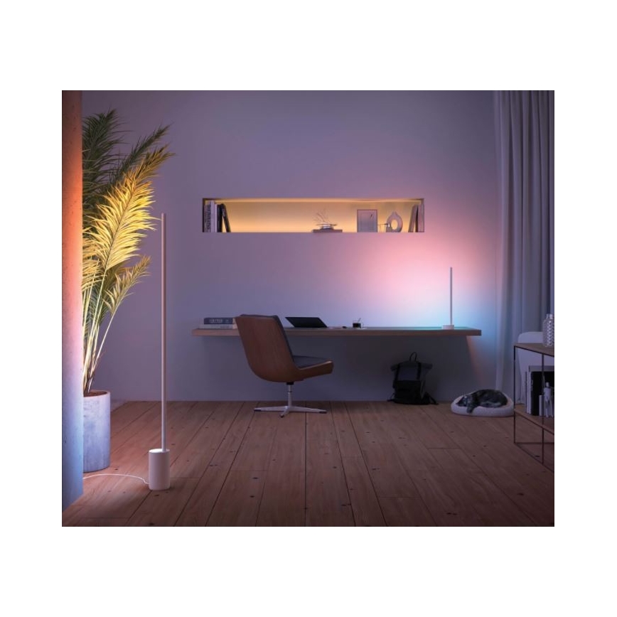 Philips - LED RGB Stmievateľná stolná lampa Hue SIGNE LED/12W/230V 2000-6500K biela