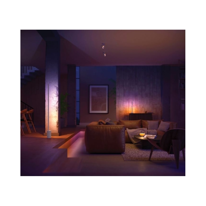 Philips - LED RGB Stmievateľná stolná lampa Hue SIGNE LED/12W/230V 2000-6500K biela