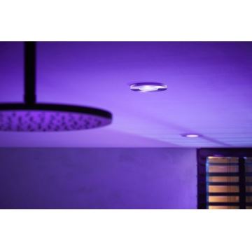 Philips - LED RGB Stmievateľné kúpelňové svietidlo Hue XAMENTO 1xGU10/5,7W/230V IP44 2000-6500K
