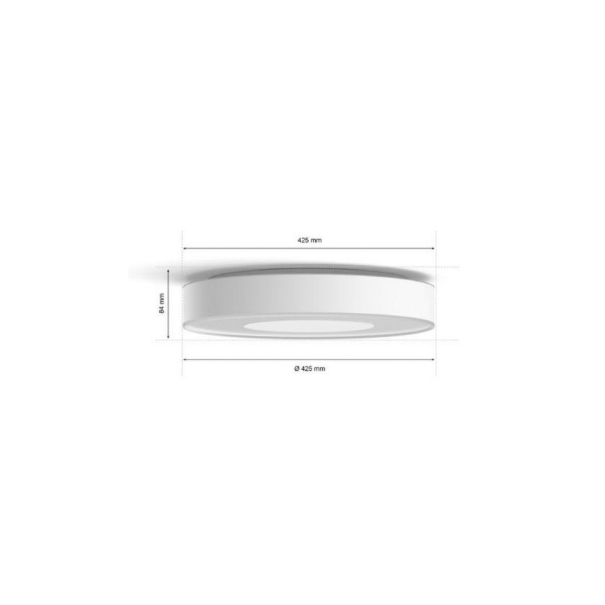 Philips - LED RGB Stmievateľné kúpelňové svietidlo Hue XAMENTO LED/52,5W/230V IP44 pr. 425 mm 2000-6500K