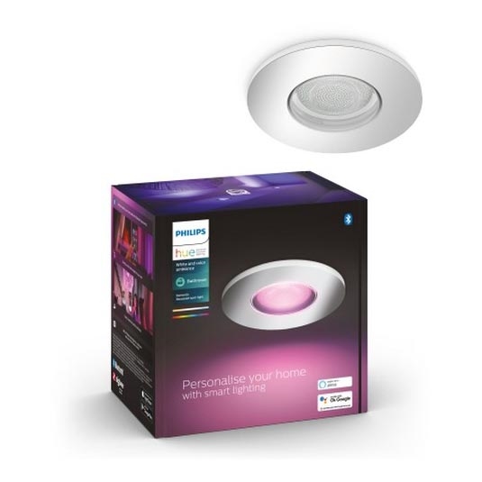 Philips - LED RGB Stmievateľné kúpelňové svietidlo Hue XAMENTO 1xGU10/5,7W/230V IP44 2000-6500K