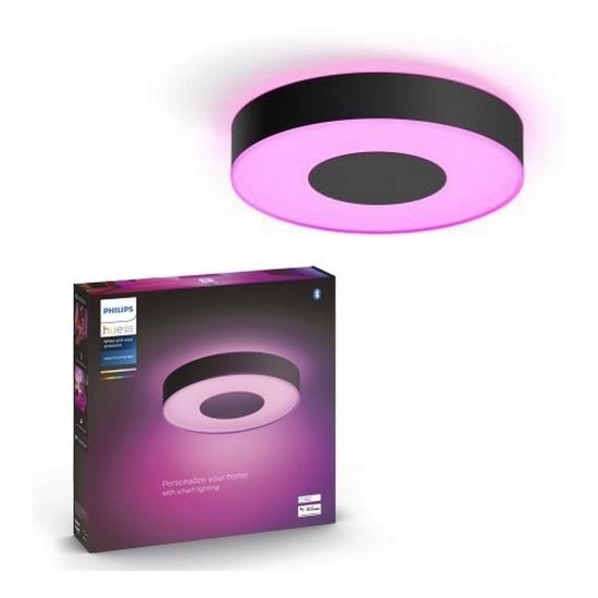 Philips - LED RGB Stmievateľné stropné svietidlo Hue INFUSE LED/33,5W/230V 2000-6500K pr. 381 mm čierna