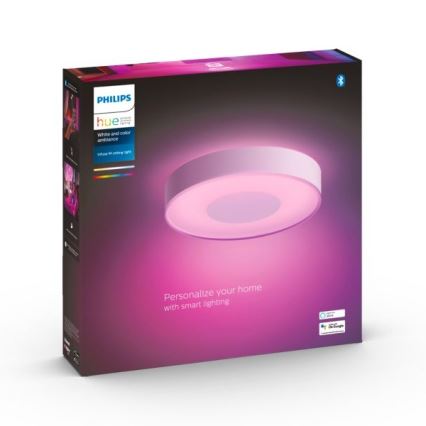 Philips -LED RGB Stmievateľné stropné svietidlo Hue INFUSE LED/33,5W/230V 2000-6500K pr. 381 mm biela