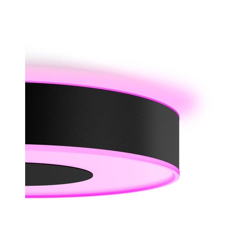 Philips - LED RGB Stmievateľné stropné svietidlo Hue INFUSE LED/33,5W/230V 2000-6500K pr. 381 mm čierna