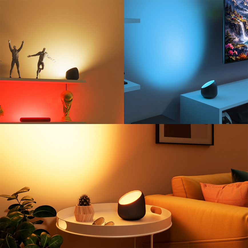 Philips - LED RGB+TW Stmievateľná stolná lampa SMART LED/9W/230V 2200-6500K Wi-Fi