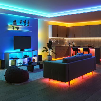 Philips - LED RGBIC stmievateľný pás SMART STRIP 10 m LED/43 W/230 V 2700–6500 K Wi‑Fi