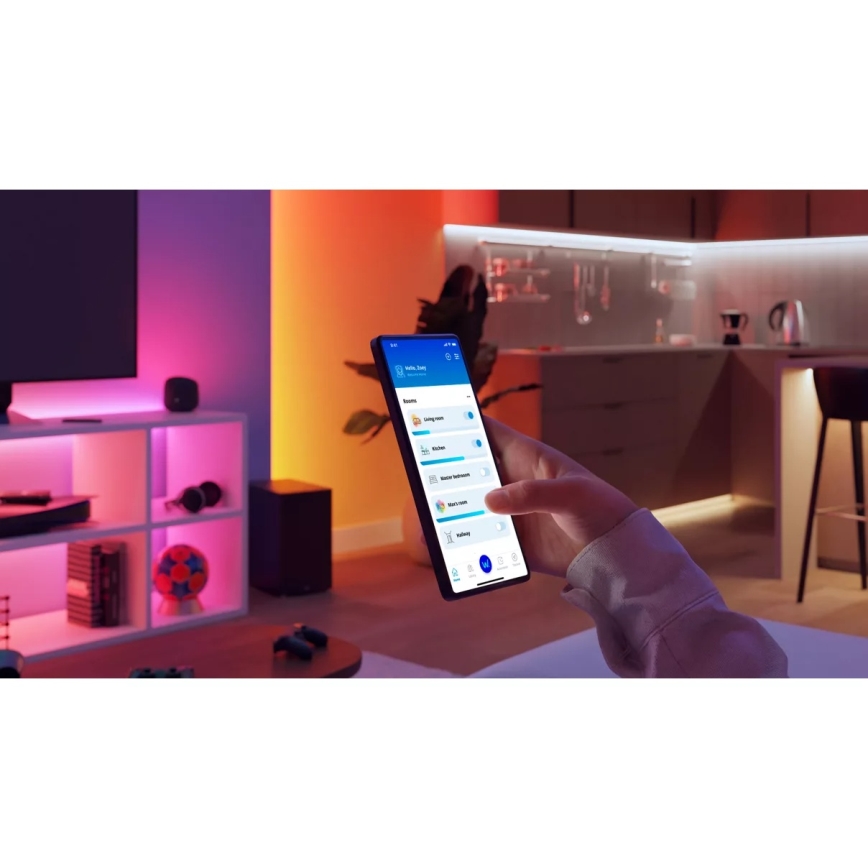 Philips - LED RGBIC stmievateľný pás SMART STRIP 20m LED/36W/230V 2700-6500K Wi-Fi