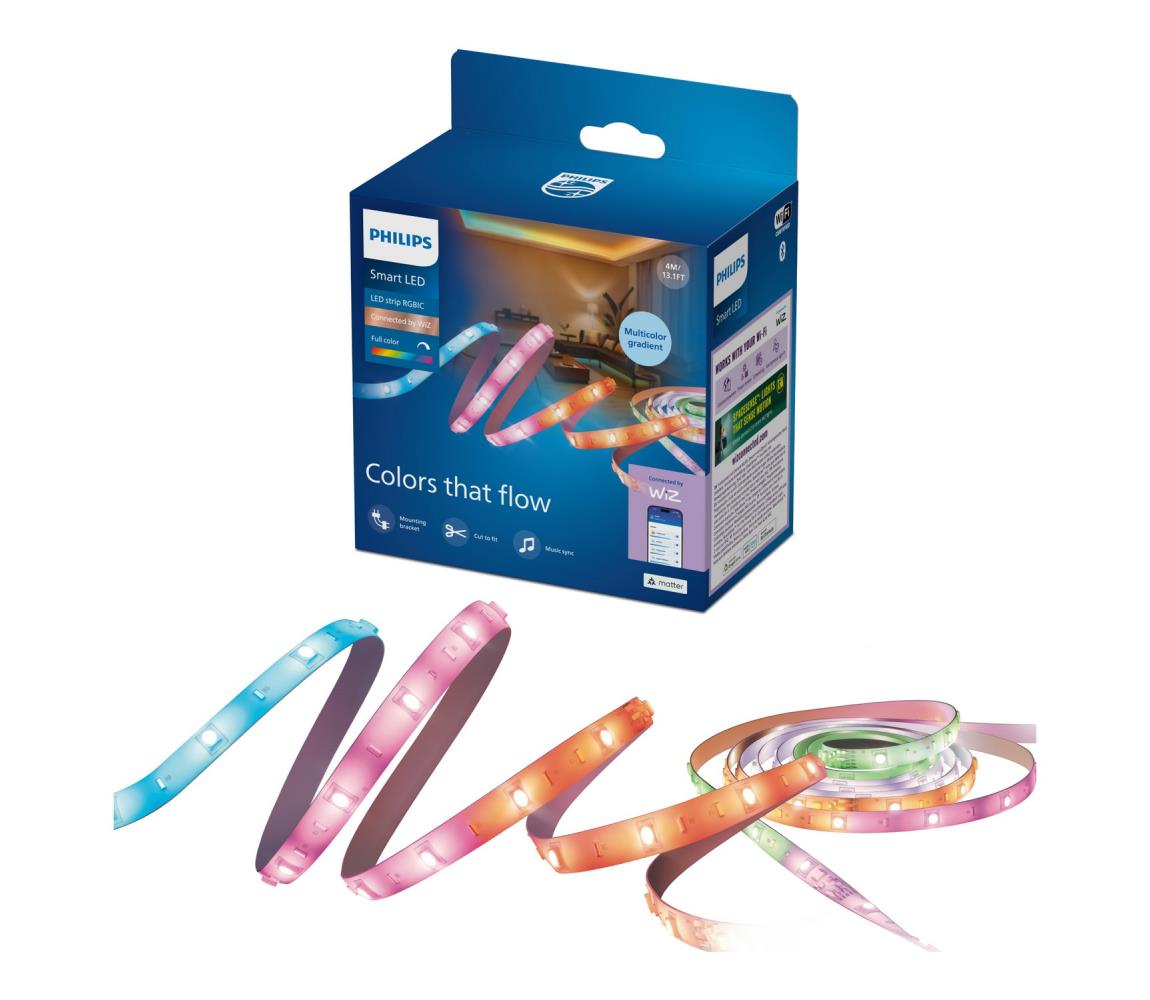 Philips Smart Philips - LED RGBIC Stmievateľný pásik SMART STRIP 4m LED/12W/230V 2700/6500K Wi-Fi 8721103159625