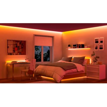 Philips - LED RGBIC Stlmiteľný pás SMART STRIP 4m LED/12W/230V 2700-6500K Wi-Fi