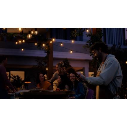 Philips - LED RGBW predlžovací stmievateľný vonkajší svetelný reťazec Hue FESTAVIA 20xLED 14m IP65