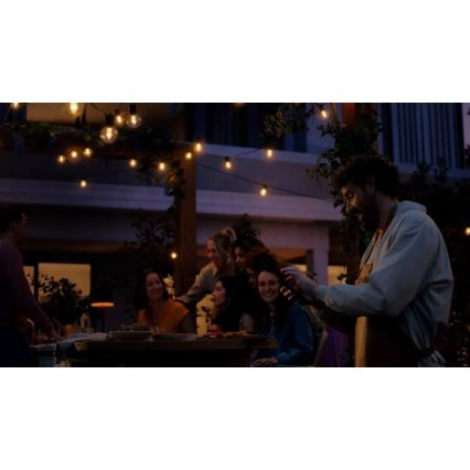Philips - LED RGBW predlžovacia stmievateľná vonkajšia svetelná reťaz Hue FESTAVIA 30× LED 21 m IP65