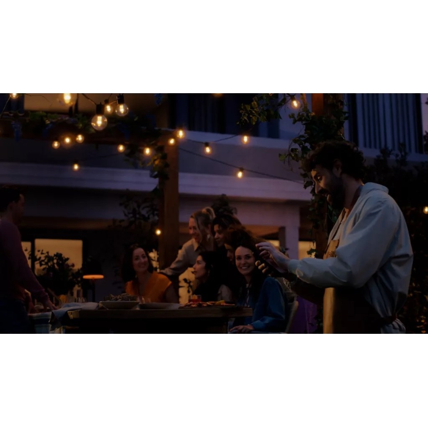 Philips - LED RGBW predlžovacia stmievateľná vonkajšia svetelná reťaz Hue FESTAVIA 30× LED 21 m IP65