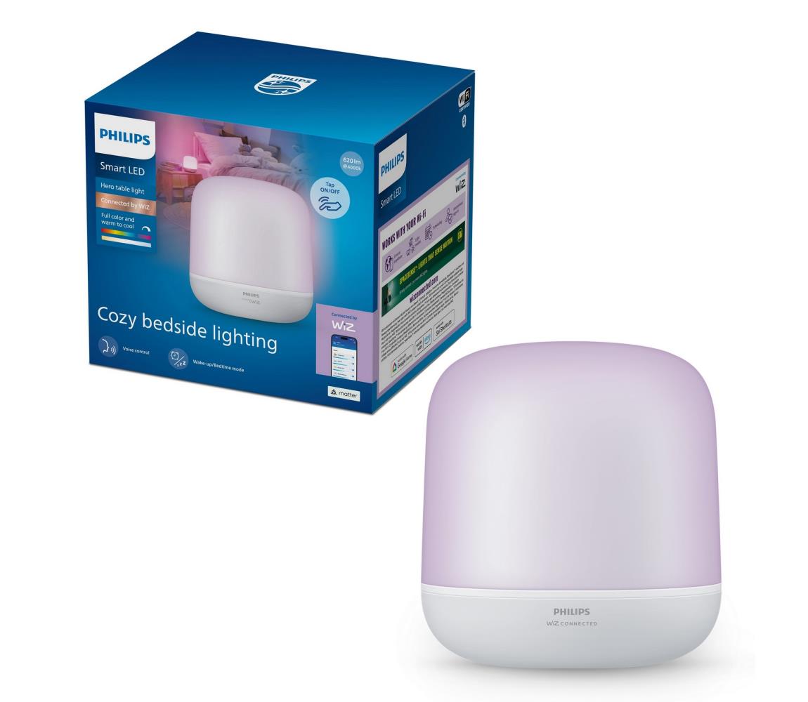 Philips Smart Philips -LED RGBW Stlmiteľná stolná lampa SMART LED/9W/230V 2200-6500K Wi-Fi 8721103136275