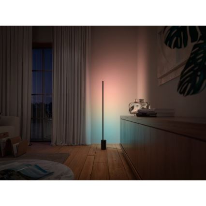 Philips - LED RGBW Stmievateľná stojacia lampa Hue SIGNE LED/29W/230V 2000-6500K čierna