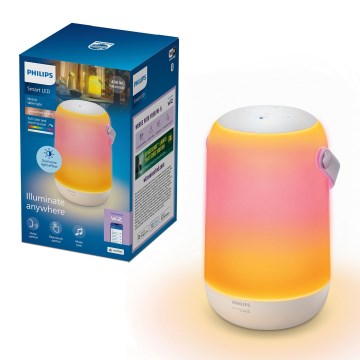 Philips - LED RGBW Stmievateľná prenosná dotyková stolová lampa SMART LED/13,5W/3,6V 2200-6500K Wi-Fi 1800 mAh